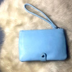 Cambodian Leather Wristlet